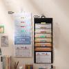 Rainbow Accordion File: Office Tote with Hanging Feature, Wall-mounted Document Organizer