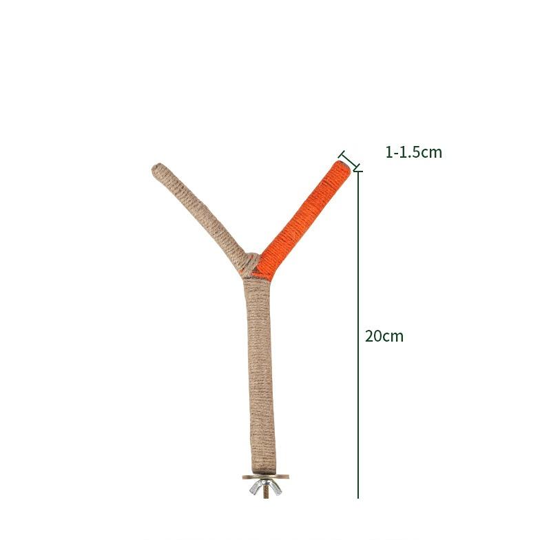 Bird Perch Parrot Toy Bird Cage Supply Bird Standing Rope Bird Cage Accessories Parrot Standing Rope Hanging Bird SwingRope