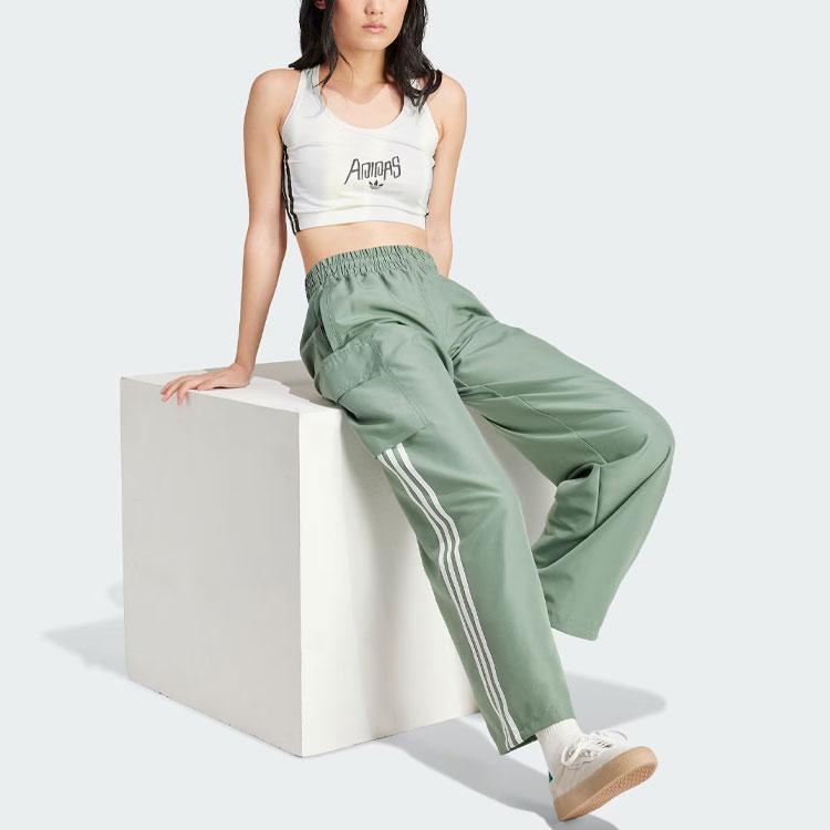 Adidas Originals Adicolor Cargo Pants Women Bottoms Green IZ0716