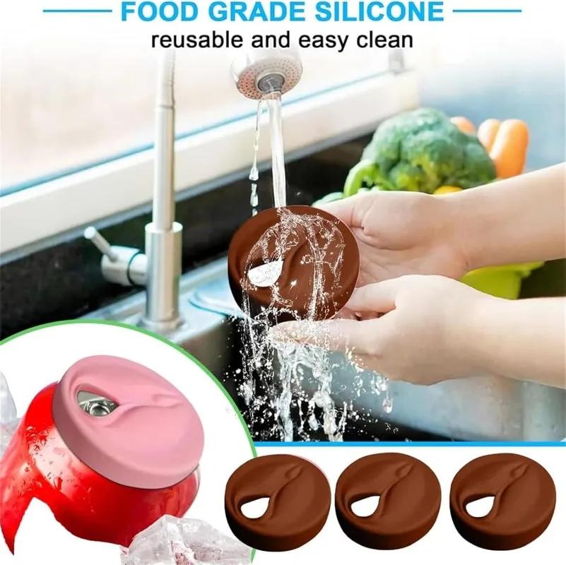 Silicone Spoof Drink Can Sleeve Fits Standard Drink Cans Original Gifts for Stag Parties: Reusable Vagina Shaped Drink Can Lids