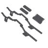 Carbon Fiber Chassis Kit RC Chassis Frame Rails for Axial SCX24 Deadbolt JLU C10 Bronco 124 RC