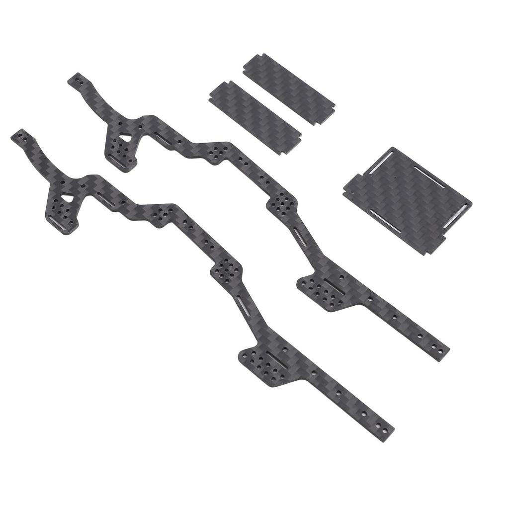 Carbon Fiber Chassis Kit RC Chassis Frame Rails for Axial SCX24 Deadbolt JLU C10 Bronco 124 RC