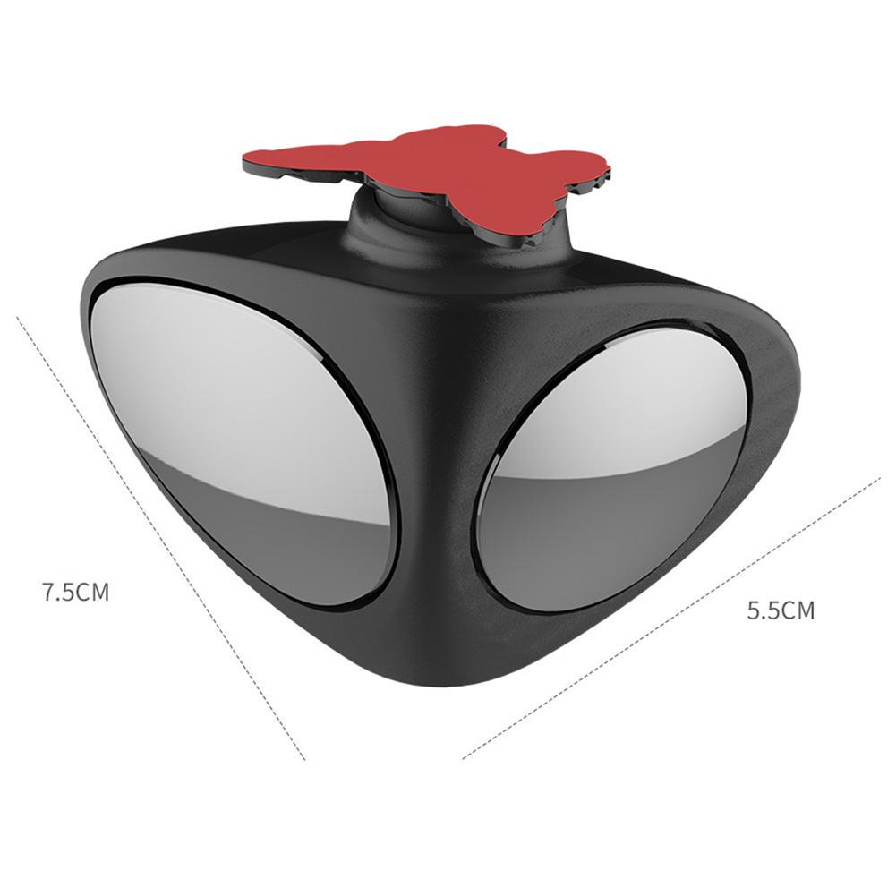 2 in 1 360 Grad Drehung Doppelseitiger Totwinkelspiegel Rückwärtsfahren Einparken Hilfs-Auto Rückspiegel