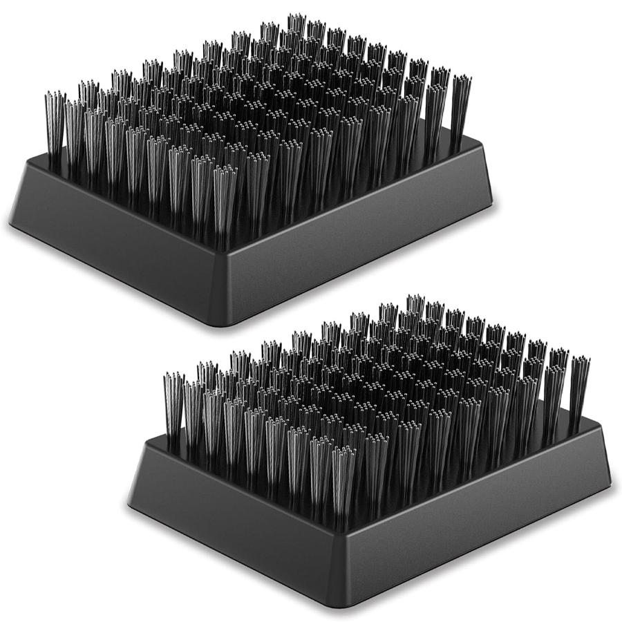 Perie BBQ Grill Oțel Inoxidabil 304 – Perie Grill pentru Grătar Exterior cu Mâner din Lemn Extins și Mare Perie de Curățare