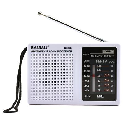 AM FM Radio Battery Powered Pocket Radio Telescopic Antenna for Indoor Outdoor Gifts for Seniors Elderly