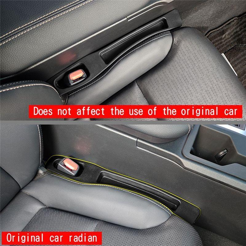 AA92-Car Front Seat Gap Storage Box Gap Filler Strips For Toyota Prado LC250 Car Interior Accessories