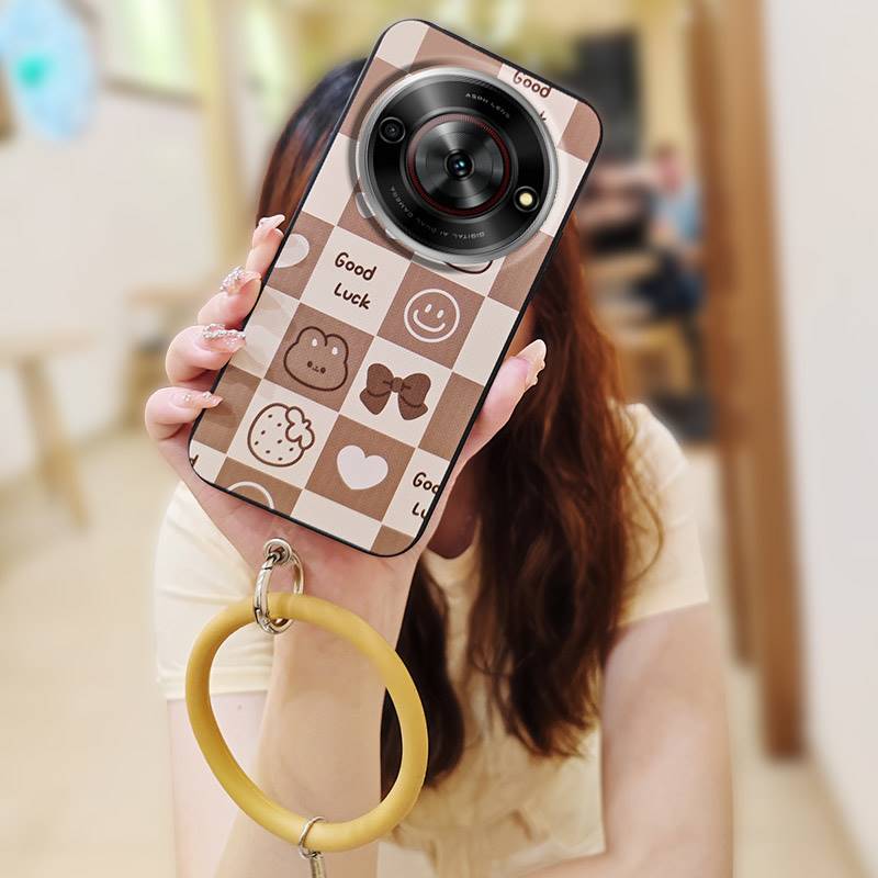 

Грязеотталкивающий мультяшный чехол для телефона ZTE Blade A75 5G/Nubia Focus 5G/Calf 5G Мягкий чехол Личность Защитный Милый Кольцо ZTE Blade A75 5G/Nubia Fo