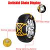 Car Tire Chains Wheel Strapped In Mud Snow Chains Anti-skid Double Buckle Thickened TPU Emergency Tools Motorcycle Accessories