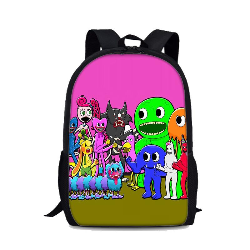 Cartoon Youthful Garten of Banban Student School Bags Notebook Backpacks 3D Printed Oxford Waterproof Boys/Girls Travel Bags