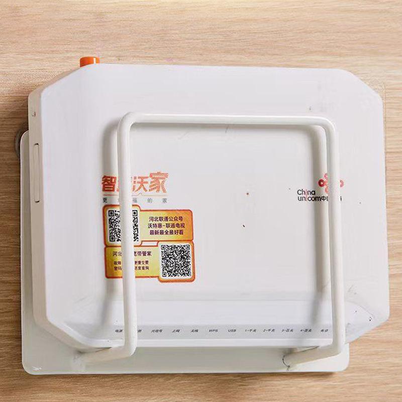 Wall Mounted Router Holder Wifi Storage Bracket Easy To Install Non Drilling Power Socket Rack Bookshelf