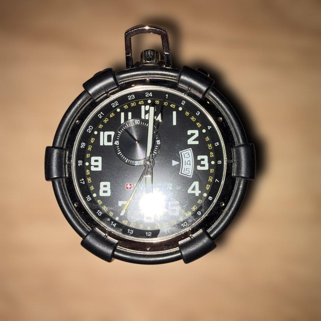 Used WENGER black pocket watch