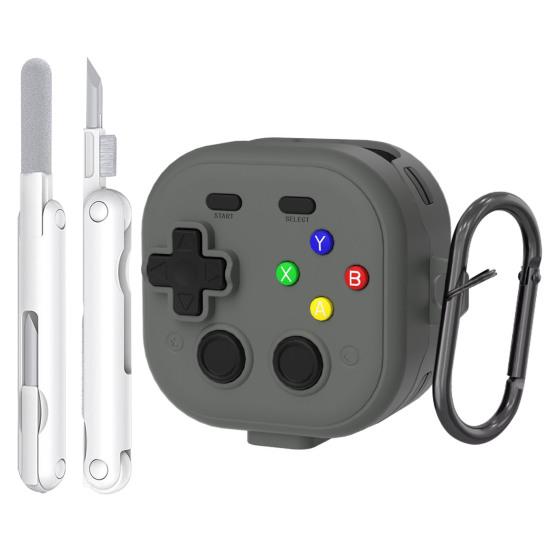 Earphone Case for Galaxy Buds 4 Pro Earbud Protective Carrying Case Funny Game Console Design Hard Shell Cover with Keychain for Boys Men