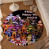 Five Nights At bears Horror Round Rug for Livingroom,Bedroom, Palyroom, Chair Rug, Area rug, Circle Carpet, Large Size Fan Christmas gift