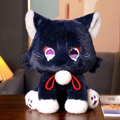 23cm Jucării de Pluș Anime Genshin Impact Scaramouche Pisică Păpușă Drăguță de Pluș Wanderer Animal de Companie Cosplay Jucărie Pernă Umplută Cadou de Ziua Copiilor