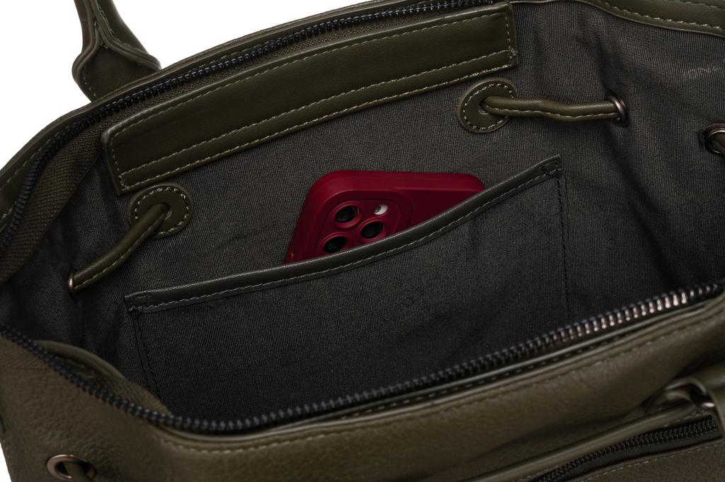 Women's Handbag 6885-5 KHAKI