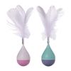 Roly-poly Cat Toy Soft Feather Bird Design Automatic Rebound Interactive Pet Toy Boredom Relief Cat Exercise Toy