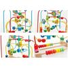 Holzautobogen mit drei verschiedenen Bögen, Spielzeug-Aktivitätszentrum, buntes Holzspielzentrum, Lernspielzeug für Kinder