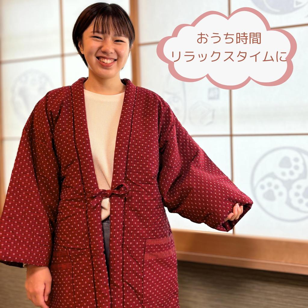 هانتن بلون أزوكي [إيدوتن] مبطن بالقطن (تشانشانكو) (صنع اليابان) كورومي-أوري (مقاس حر)