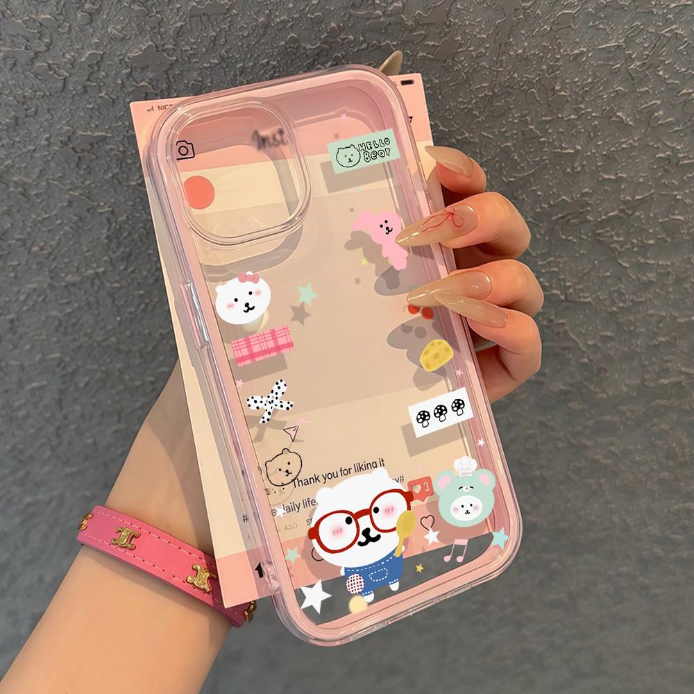 Painted Phone Case for iPhone 17 11 12 13 14 15 16 iPhone 17 12 13 14 15 16 Pro 17 12 13 14 15 16 Pro Max  High Quality Painted Animal Cute Phone Case