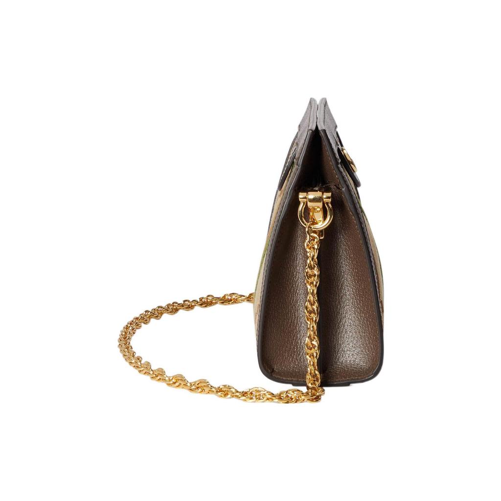 Gucci Ophidia Jumbo GG Chain Bag Red Green Stripe 503877-UKMIG-2570