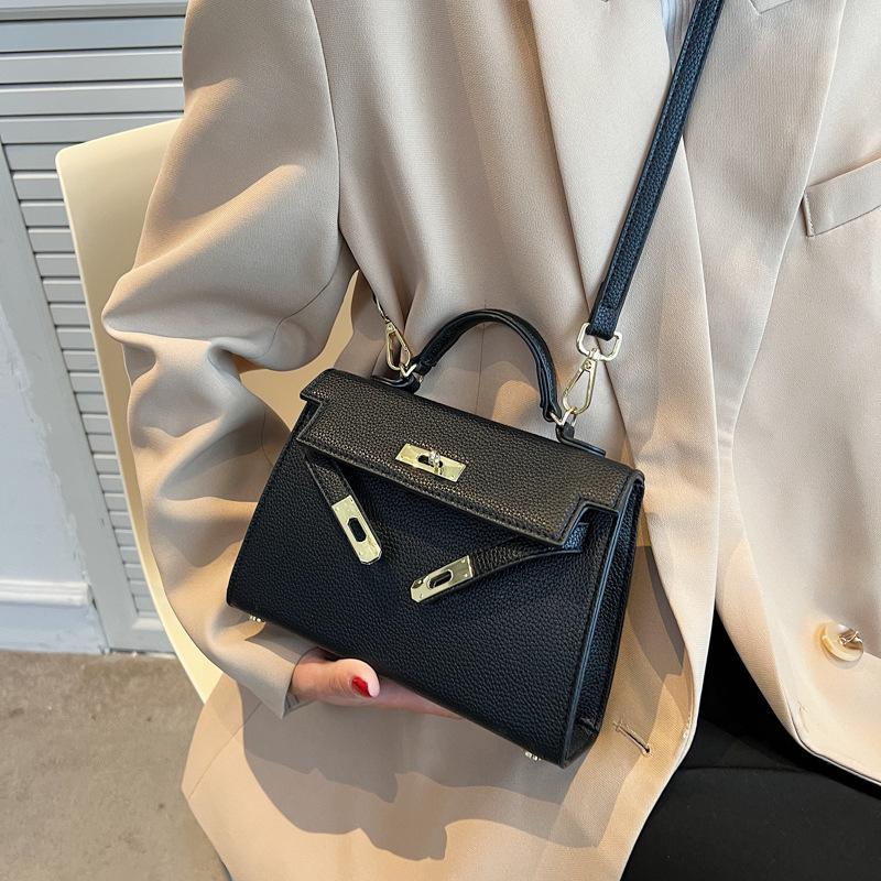 Veske Damehåndveske En Skulder Liten Firkantet Veske Casual Messenger Bag