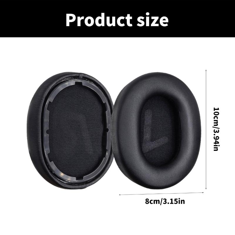 Durability Protein Ear Pad Ear Cushions for Headphone Sleeves Comfort Earmuff Easily Replaced Ear Pad Sleeves