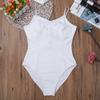 One-piece Women Adult Ballet Dancer Gymnastics Leotard Straps Criss Cross Back Bodysuit