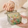 Elegant Transparent Fruit and Snack Display Plate for Living Room