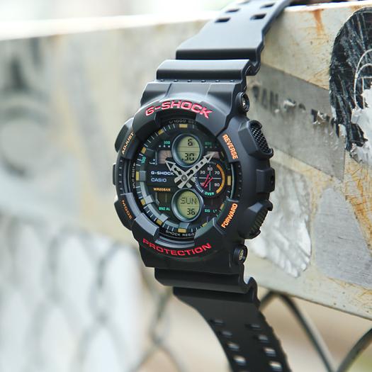 Casio G-SHOCK Men's Resin 200M Water Resistant Digital Shock Resistant Quartz Watch GA-140-1A4