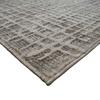 Modern Living Room Rug with Beige Ivory Square Patterns 120x170