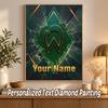 Werder Bremen FC Custom Name Text 5D Diamond Painting Kit DIY Full Drill Diamond Art Decoration