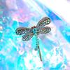 Horror Movie Fantasy Crystal Dragonfly Hair Clip Brooch For Girls Cute Animal Hairpin Beautiful Retro Hairpins