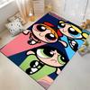 Cartoon Action Team Pattern Carpet, Colorful Living Room Floor Mat Suitable for use as an anti-slip for living room bedroom sofas