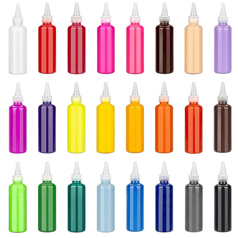 100ml Waterproof Acrylic Paint Set for Children's DIY Projects & Plaster Dolls.