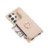 Zipper Cards Holder Leather Wallet Ring Makeup Mirror Case For Samsung Galaxy S24 Ultra S23 Plus S22 A15 A35 A55 A05 A25 Cover