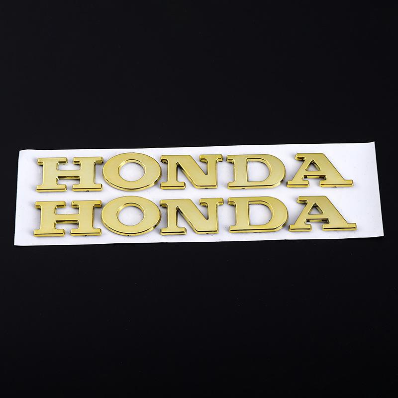 3D Honda Logo Sticker Letter Label for Motorcycle Sticker Logo Waterproof Stickers for Pcx160 Nss350 Pcx125 Cbr650r Fuel Tank