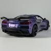 1:24 Chevrolet Corvette Z06 Supercar Alloy Metal Diecast Model Car High Simulation Home Trendy Ornaments Toy Birthday Gifts Boys