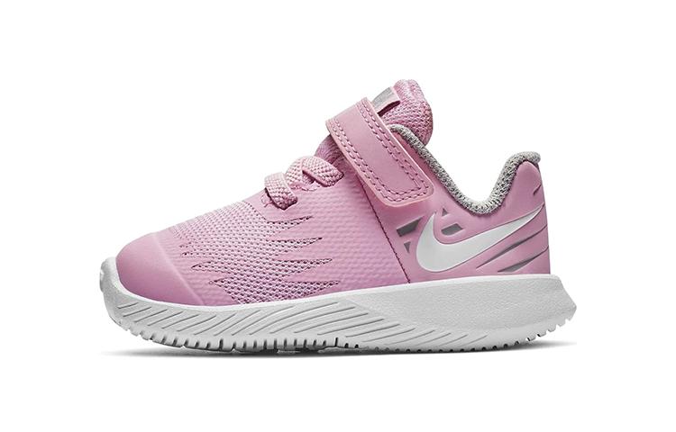 Nike Lunar Apparent Star Runner Low top Running Shoes Pink Infant And Toddler 907256-602 22