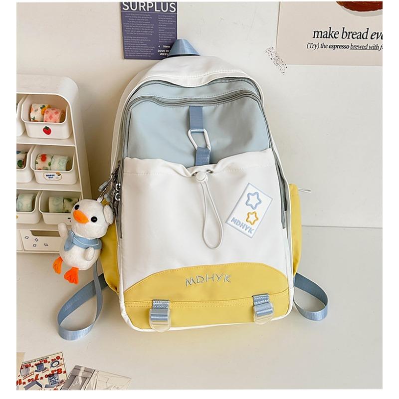 Niche design new simple backpack travel versatile backpack fresh and cute large capacity student bag
