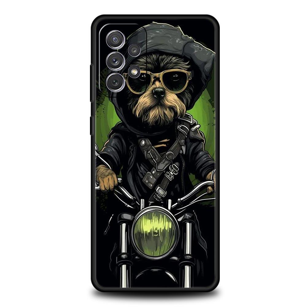 

Motorcycle Phone Case for Samsung Galaxy A55 A35 A15 A14 A13 A25 A54 A51 A71 A72 A73 A32 A52 A41 5G Soft TPU Shell Fundas Capas Samsung A35