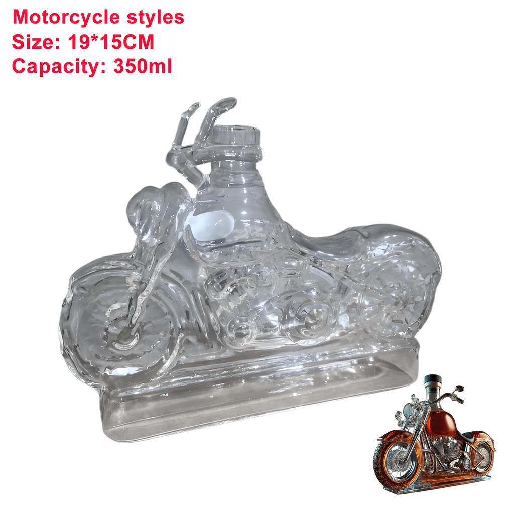 300ml/350ML Whiskey Glass Bottles Tractor Shape Alcohol Decanters Home Decor Empty Car Whiskey Decanter Tequila Bottle For Offic