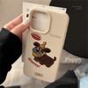 American Retro Iphone17pro Mobile Phone Case Max Apple 16 Embroidered Puppy 13 Cartoon 14 Suitable for 12 Anti Fall