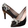 Fashionable Bowknot Shoe Accessory with Rhinestone Charm for Jewelry Enthusiasts