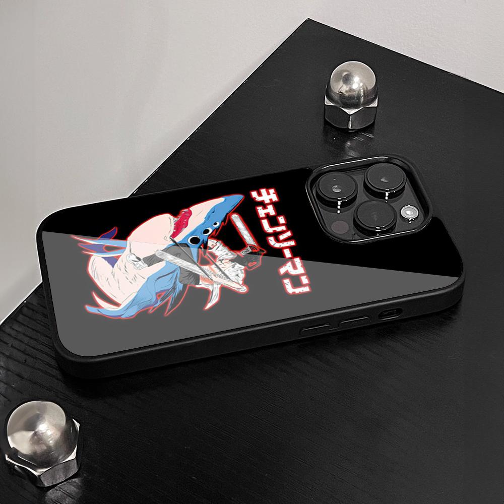 C-ChainsawS M-Man Aki Hayakawa Phone Case for Iphone 16 15 14 13 12 11 Pro Max Mini Plus Se Xr X Xs PC+TPU Cover