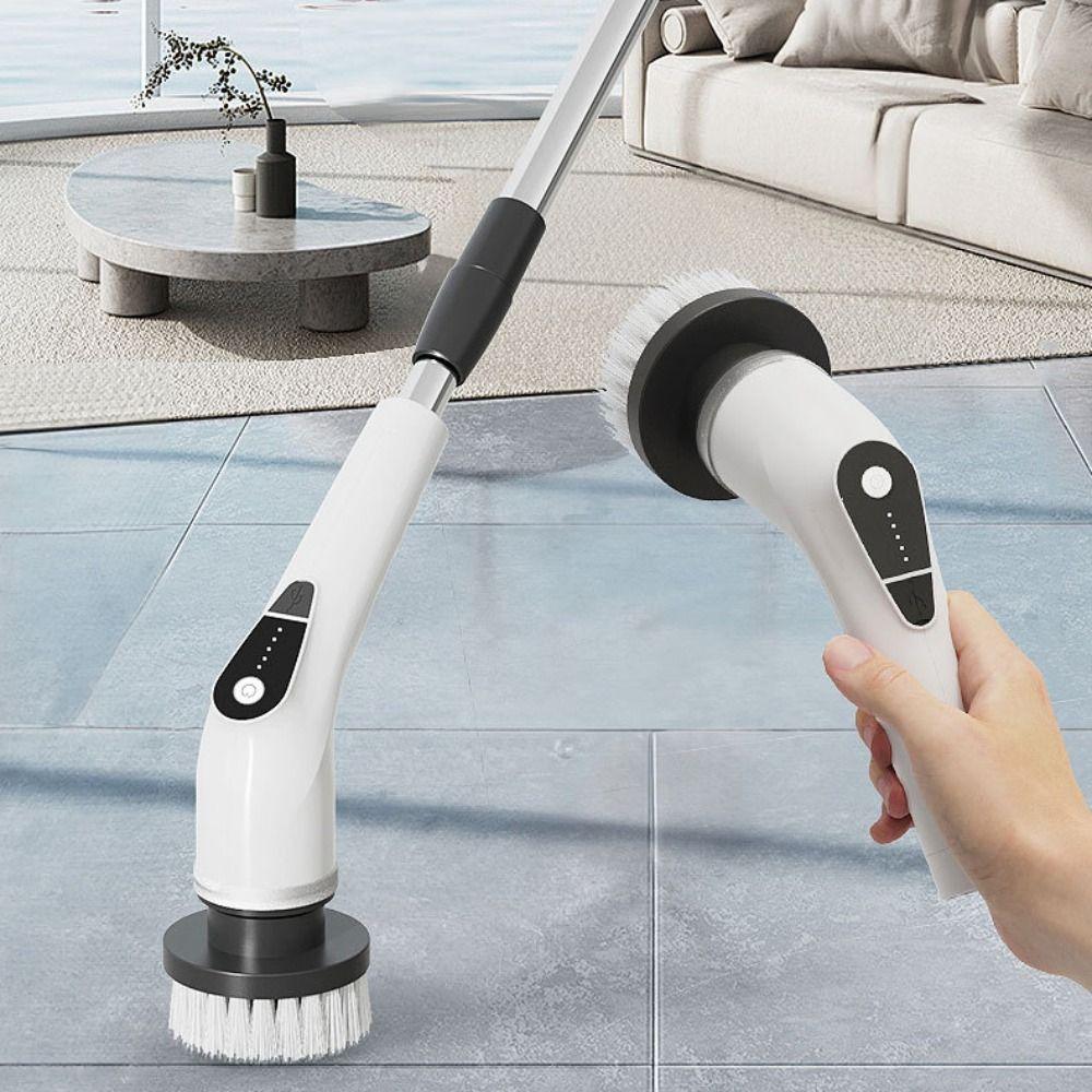 Handheld Electric Cleaning Brush Rechargeable Electric Spin Scrubber  Bathroom Cleaning