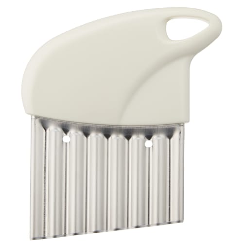 Shimomura Kogyo, Made In Japan, Tasteful Foods, Wavy Cutter ANC-731, Made In Tsubame-Sanjo, Niigata, White