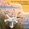 Fade Resistant Seagull Windmill Stable Bird Shape Windmill Spinners Bird Wind Spinners  for Garden