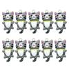 Handmade Resin Cat Figurine Set Captivating Cartoon Cat Pendant DIY Resin Cat Figurine with Customizable Colors