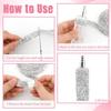 Selbstklebender Kristall Strass Aufkleber Diamantband DIY Aufkleber Strasssteine für Kunsthandwerk DIY Auto Handy Kleid Schuhe Deko