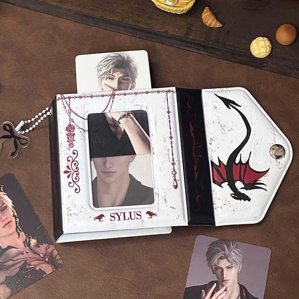 Cute 3 inch Kpop Album 32 Pockets Mini Photocard Holder Gift Dragon Has Always Been By Your Side Small Card Booklet
